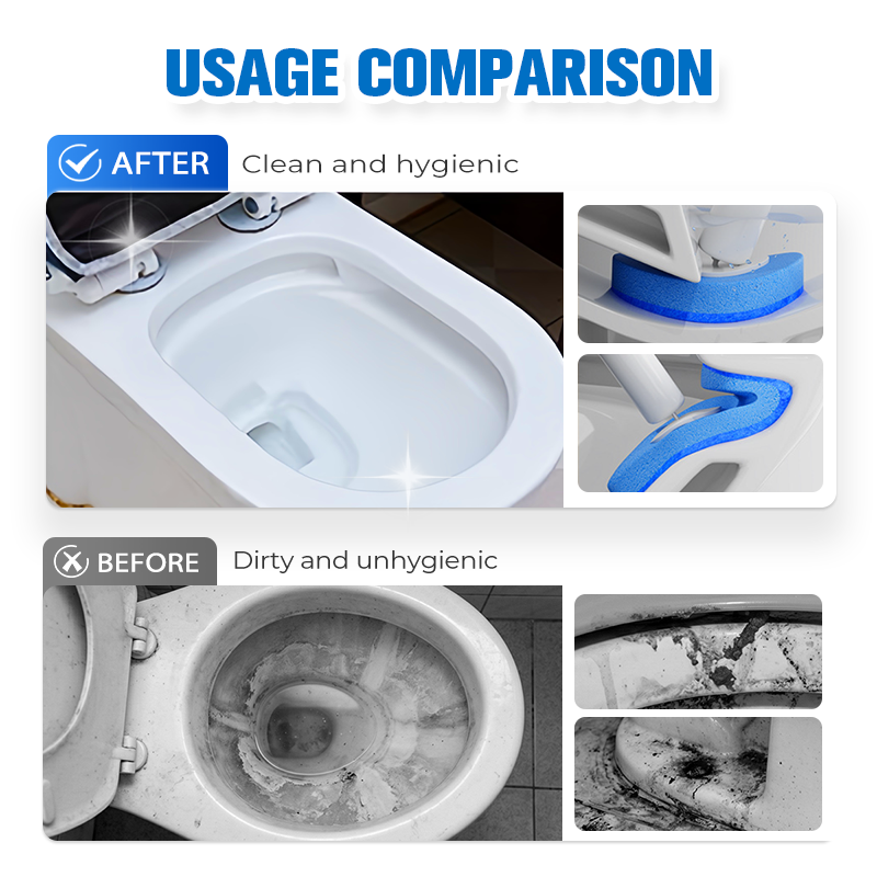 🚽 Kit de Limpieza para Inodoro con Cepillo Desechable Sin Contacto 💦