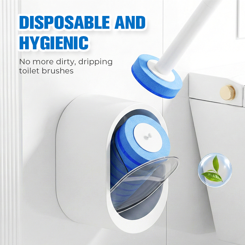 🚽 Kit de Limpieza para Inodoro con Cepillo Desechable Sin Contacto 💦