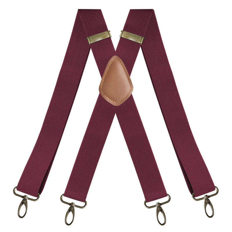 📢📢 -50 % !! ⏰ Tirantes para hombre con clip, espalda en X