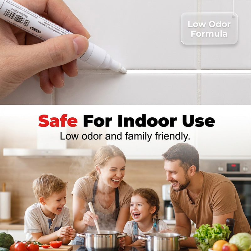 ✨ Renueva la lechada de tus azulejos en segundos: ¡Marcador de precisión e impermeable para la renovación de tu hogar! ✨
