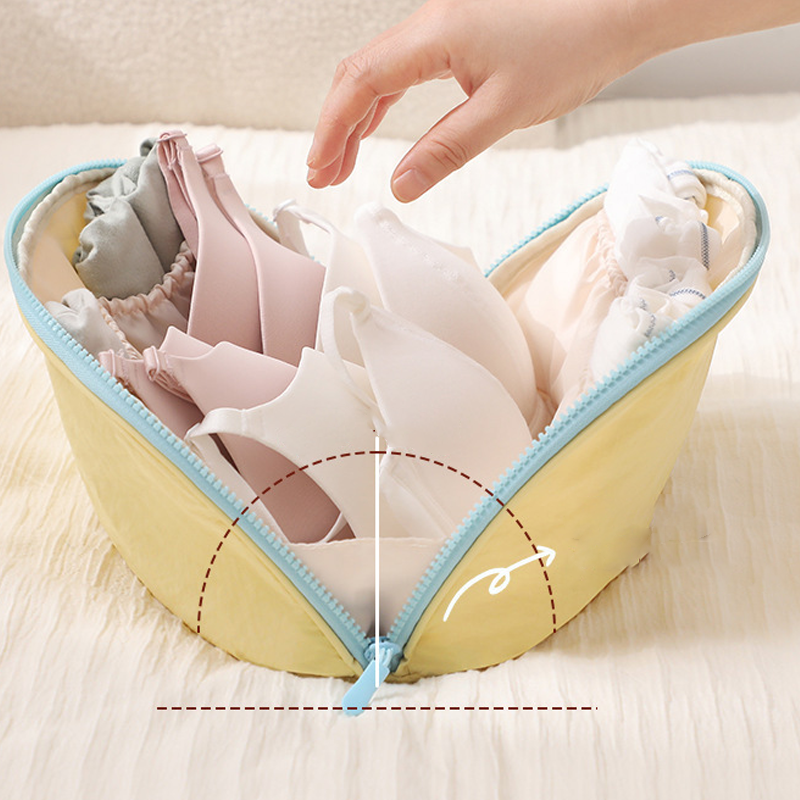 Bolsa organizadora portátil para ropa interior de viaje