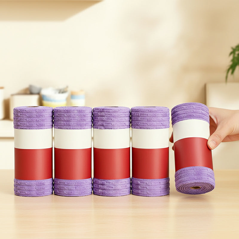 🧻✨ Rollo de Paño Multiusos – Arranca, Limpia y Reutiliza, Súper Absorbente para Toda la Casa 🏠💧
