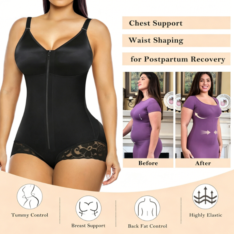 🔥¡50 % DE DESCUENTO EN NYT!🔥 Body moldeador – define la cintura, realza los glúteos y ofrece una compresión firme, favorece la figura, disponible también en tallas grandes.