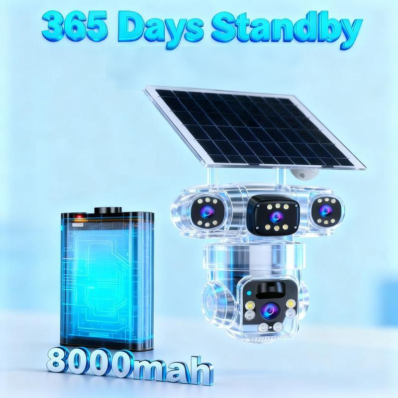 ⏳Oferta Especial por Tiempo Limitado⏰Cámara de Seguridad Wi-Fi Exterior 6K 9MP | Zoom 10x, 3 Lentes, PTZ 360° | Resistente al Agua IP66, Visión Nocturna a Color, Audio Bidireccional, Seguimiento de Movimiento