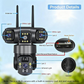 ⏳Oferta Especial por Tiempo Limitado⏰Cámara de Seguridad Wi-Fi Exterior 6K 9MP | Zoom 10x, 3 Lentes, PTZ 360° | Resistente al Agua IP66, Visión Nocturna a Color, Audio Bidireccional, Seguimiento de Movimiento