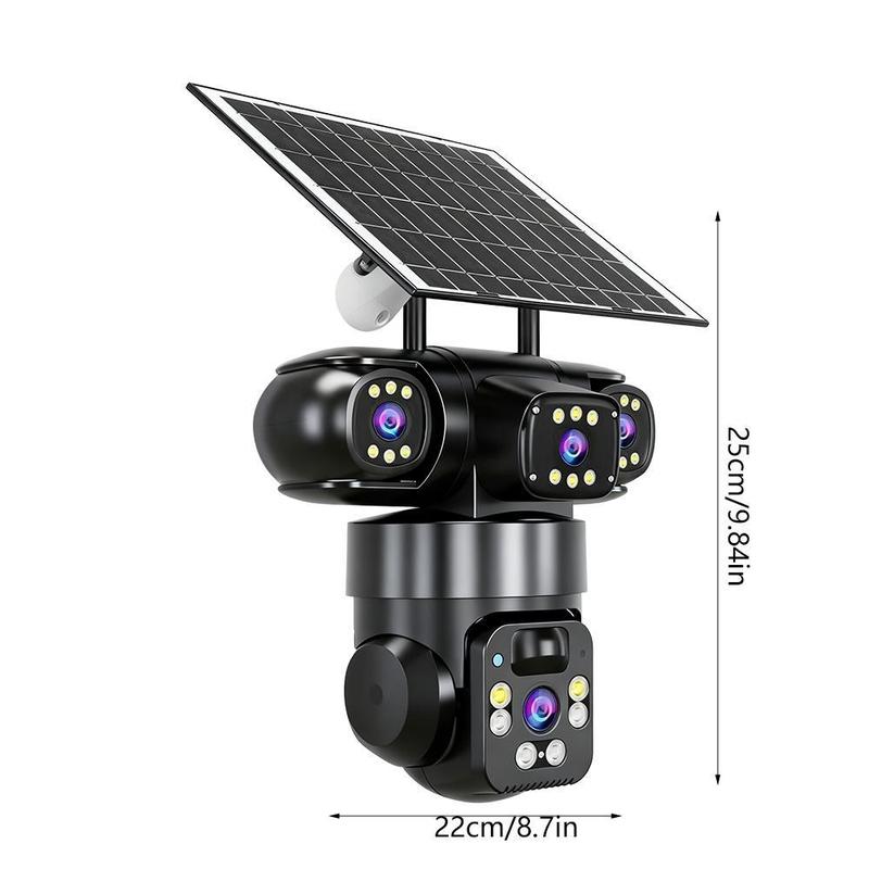 ⏳Oferta Especial por Tiempo Limitado⏰Cámara de Seguridad Wi-Fi Exterior 6K 9MP | Zoom 10x, 3 Lentes, PTZ 360° | Resistente al Agua IP66, Visión Nocturna a Color, Audio Bidireccional, Seguimiento de Movimiento