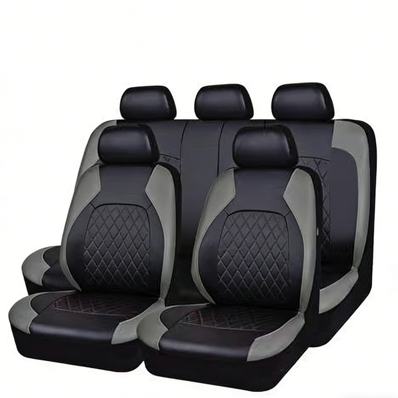 🚗🔥Juego de 9 Fundas para Asientos de Coche de Cuero de Ajuste Universal – Protege tu Interior con Estilo y Durabilidad 🛋️✨
