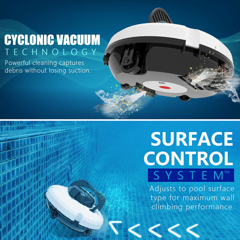 ⏰🔥¡50% DE DESCUENTO! 🤖 Robot limpiador de piscinas – inalámbrico, potente, inteligente y limpieza sin esfuerzo 🌊✨