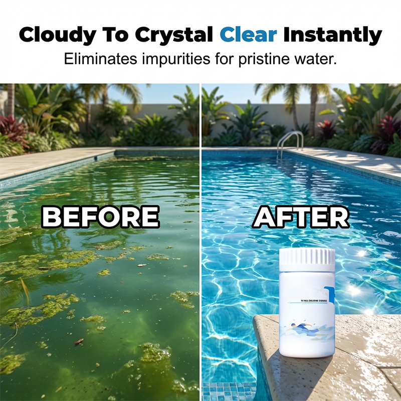 Pastillas para la limpieza de piscinas Crystal Clear