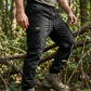 Pantalones de carga casuales con cordón para hombre