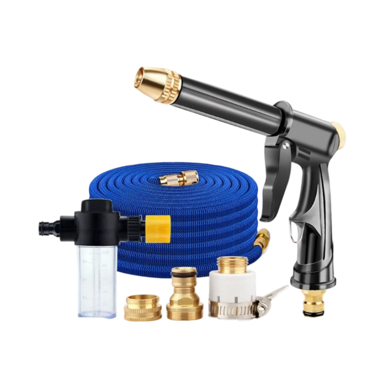 📢📢¡50% DE DESCUENTO! ⏰ Kit de pistola de agua de alta presión para lavado de coches 🚗💦