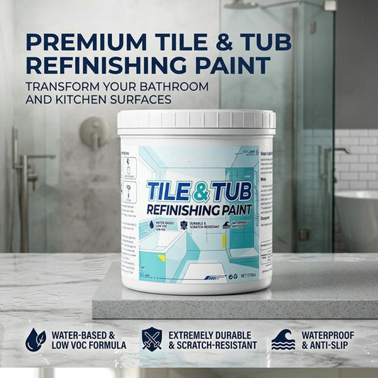 Kit Premium de Pintura Renovadora para Azulejos y Bañeras