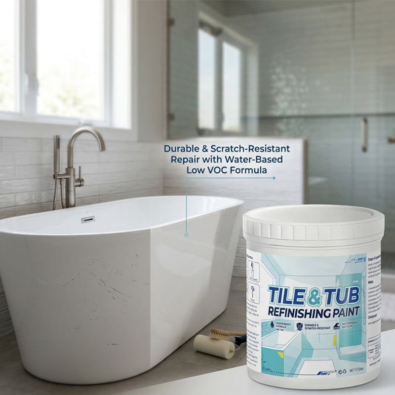 Kit Premium de Pintura Renovadora para Azulejos y Bañeras