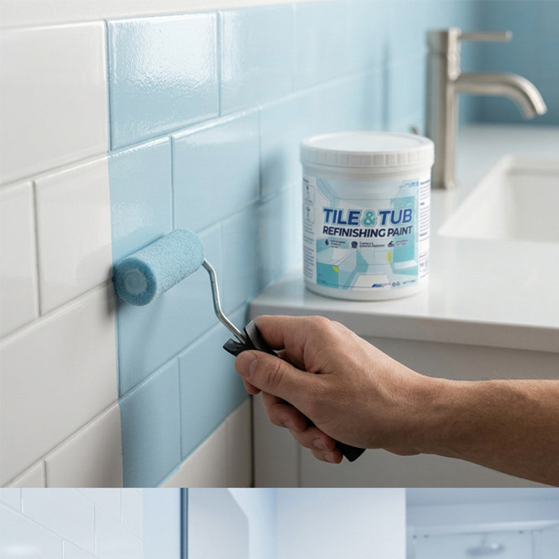 Kit Premium de Pintura Renovadora para Azulejos y Bañeras