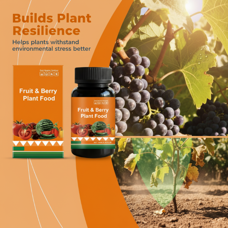 Alimento para plantas de frutas y bayas