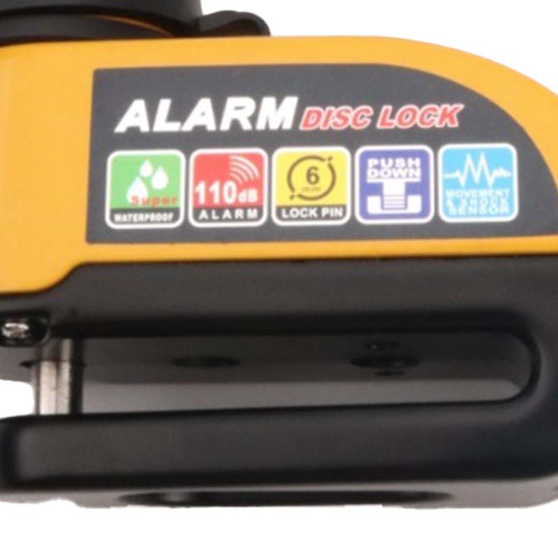 📢📢 ¡50% DE DESCUENTO! ⏰ Candado de freno de disco resistente al agua y alta resistencia con sistema de alarma