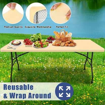 🔥Mantel de Spandex Ajustable para Mesa Rectangular o Cuadrada