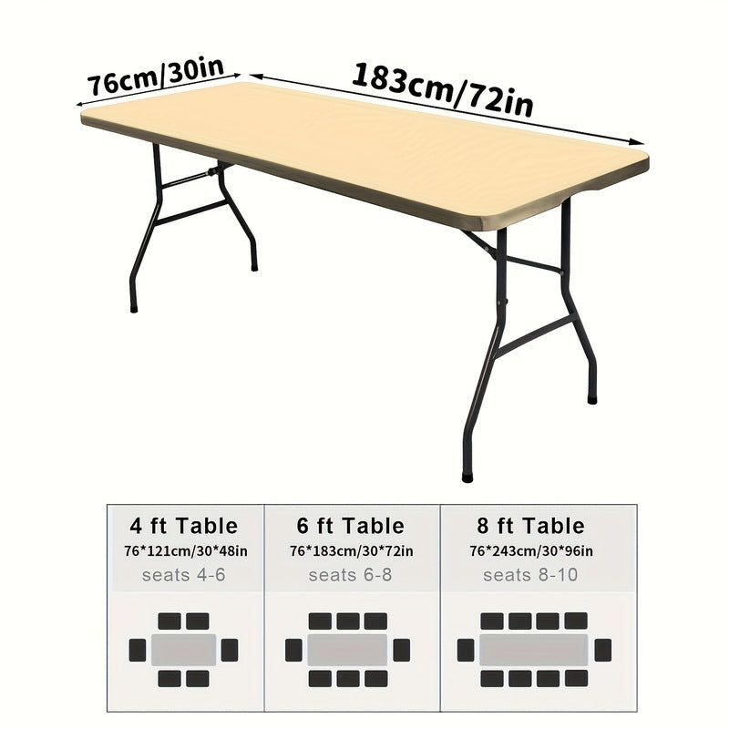 🔥Mantel de Spandex Ajustable para Mesa Rectangular o Cuadrada
