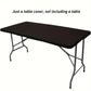 🔥Mantel de Spandex Ajustable para Mesa Rectangular o Cuadrada