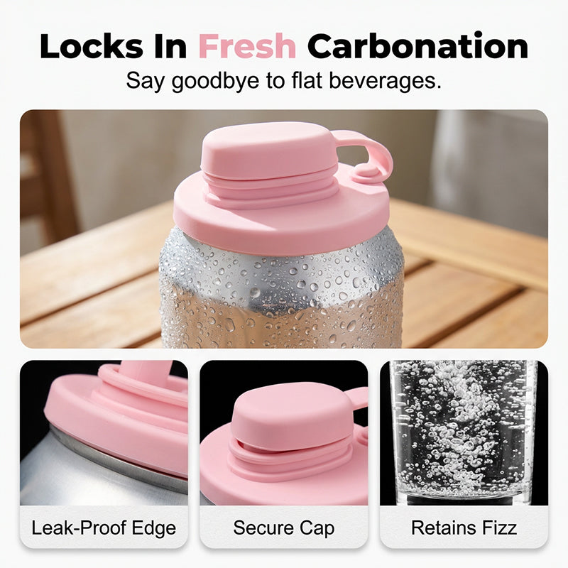 Funda de silicona para la tapa de una lata de refresco
