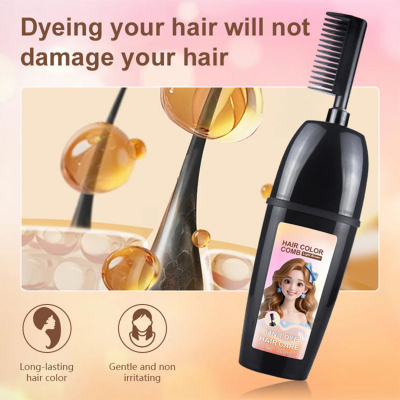 Peine para teñir el pelo 3 en 1
