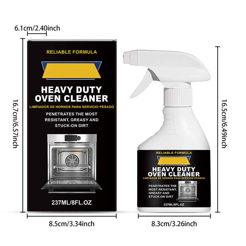 🔥🧴 Spray Alta Potencia para Hornos – Disuelve Grasa Quemada y Costras al Instante, Sin Raspar ni Frotar ⚡✨