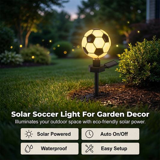 🌞 Divertida lámpara solar deportiva para jardín: ilumina tu espacio exterior ✨