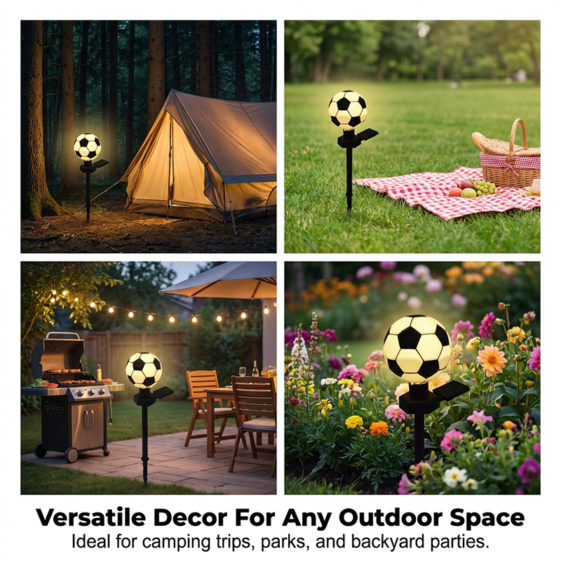 🌞 Divertida lámpara solar deportiva para jardín: ilumina tu espacio exterior ✨