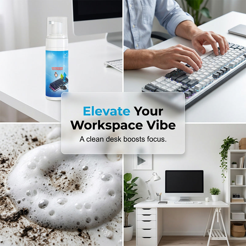 🎉Oferta especial: 50 % de descuento🎉Limpiador en espuma para teclado y ratón