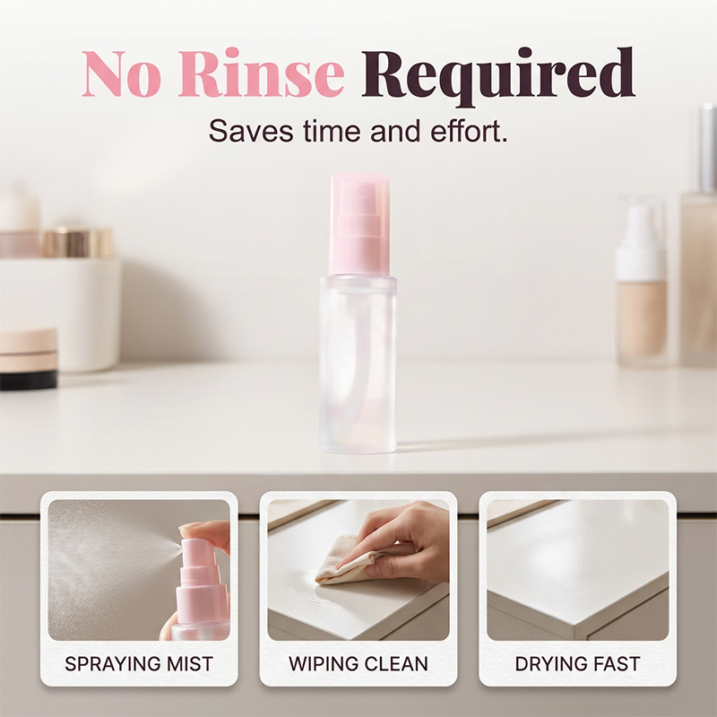 Spray limpiador instantáneo para brochas de maquillaje