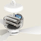 Ventilador de techo recargable con luz LED