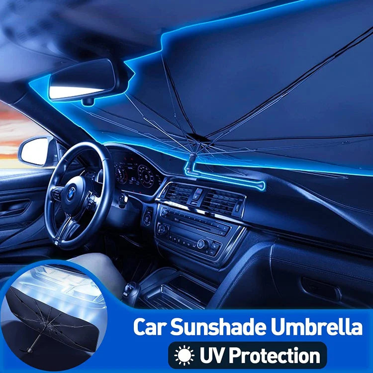 Parasol para el parabrisas del coche: parasol plegable para el parabrisas, con protección UV, para la ventana delantera del coche