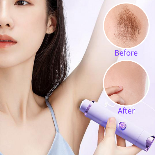 🪒 ¡50 % DE DESCUENTO! 💜 Recortadora eléctrica de vello corporal de doble cabezal: ¡resistente al agua, hipoalergénica y perfecta para pieles sensibles! 🚿✨