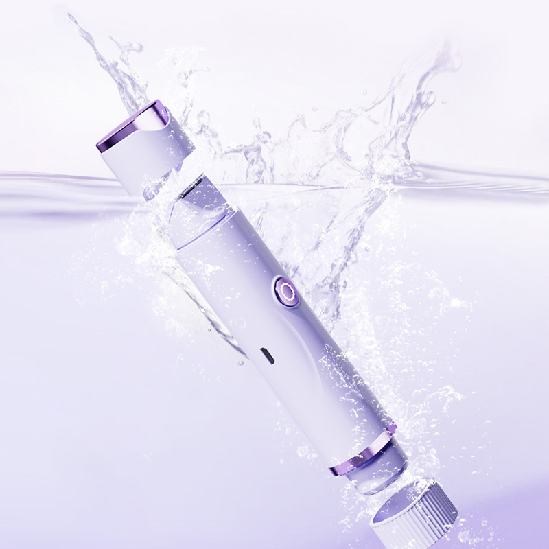🪒 ¡50 % DE DESCUENTO! 💜 Recortadora eléctrica de vello corporal de doble cabezal: ¡resistente al agua, hipoalergénica y perfecta para pieles sensibles! 🚿✨