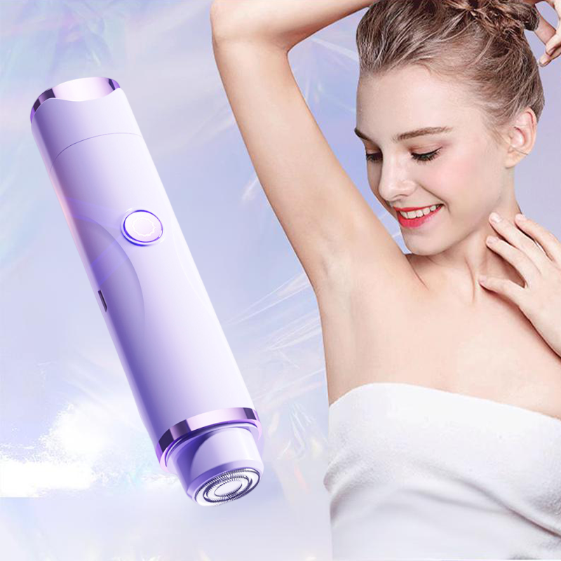 🪒 ¡50 % DE DESCUENTO! 💜 Recortadora eléctrica de vello corporal de doble cabezal: ¡resistente al agua, hipoalergénica y perfecta para pieles sensibles! 🚿✨