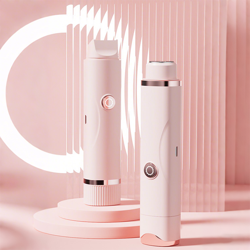 🪒 ¡50 % DE DESCUENTO! 💜 Recortadora eléctrica de vello corporal de doble cabezal: ¡resistente al agua, hipoalergénica y perfecta para pieles sensibles! 🚿✨