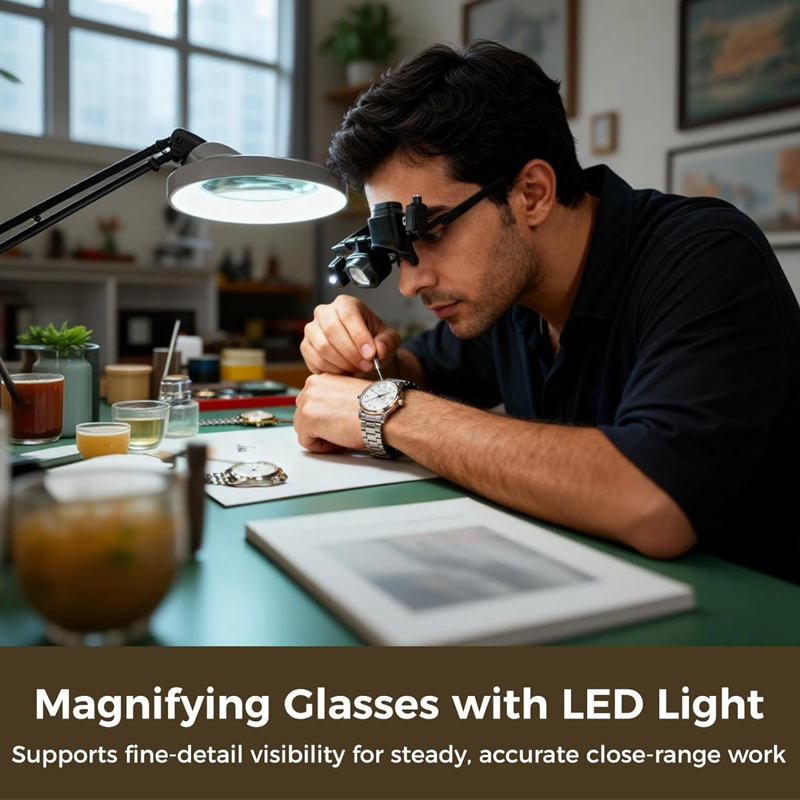 📢📢 ¡50% DE DESCUENTO!! ⏰ Lupa LED de precisión para electrónica y artesanías