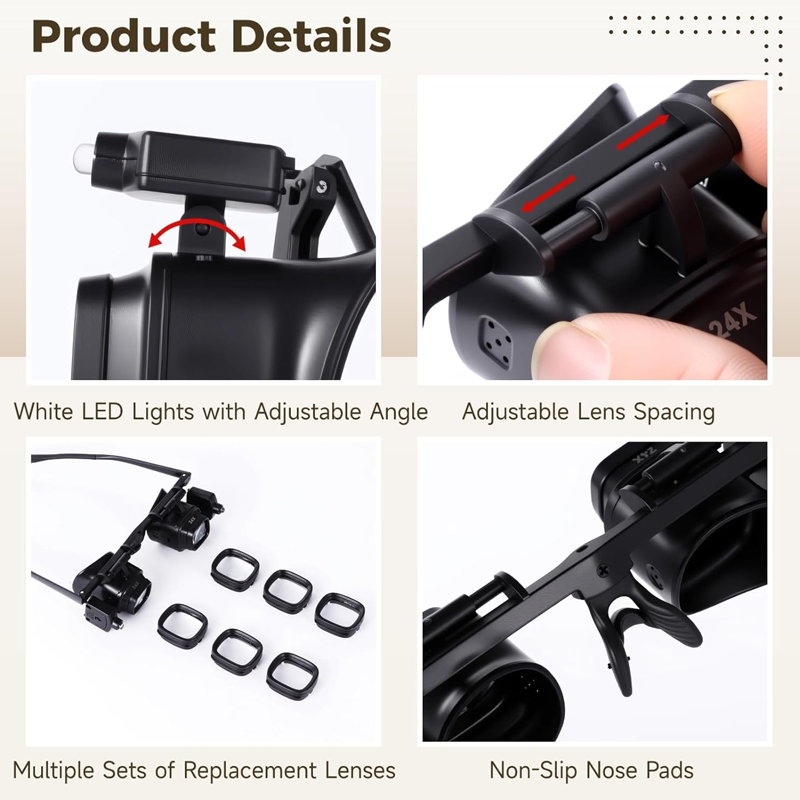 📢📢 ¡50% DE DESCUENTO!! ⏰ Lupa LED de precisión para electrónica y artesanías
