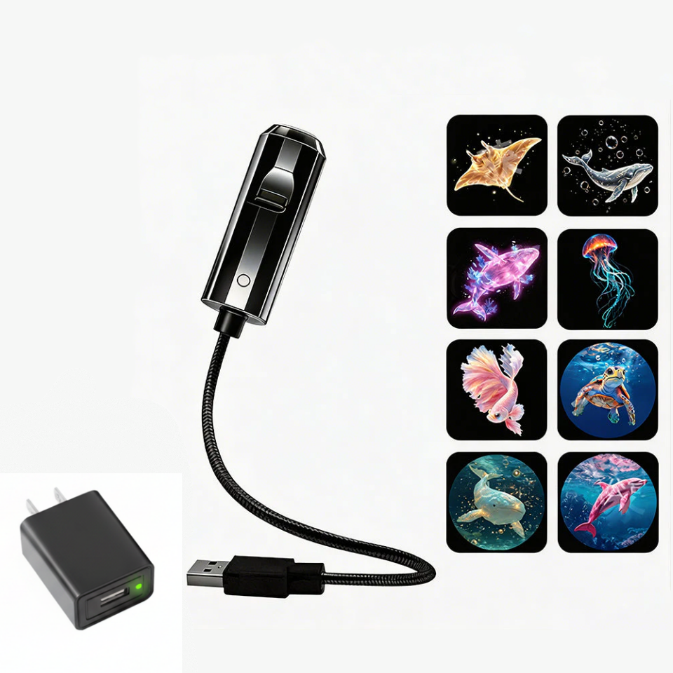 Proyector HD Plug-and-Play «Galaxia y Océano» como luz nocturna 🥳 Más de 50.000 usuarios satisfechos