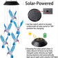 🦋 Mejore su jardín - ✨Creative Bird Design Solar Wind Chimes