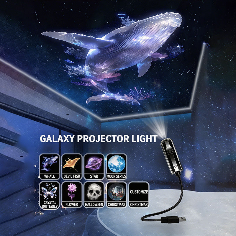 Proyector HD Plug-and-Play «Galaxia y Océano» como luz nocturna 🥳 Más de 50.000 usuarios satisfechos