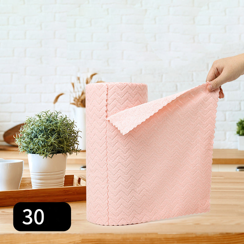🔥50% DESCUENTO POR TIEMPO LIMITADO💥Rollo de paños de microfibra reutilizables