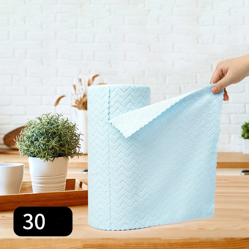 🔥50% DESCUENTO POR TIEMPO LIMITADO💥Rollo de paños de microfibra reutilizables