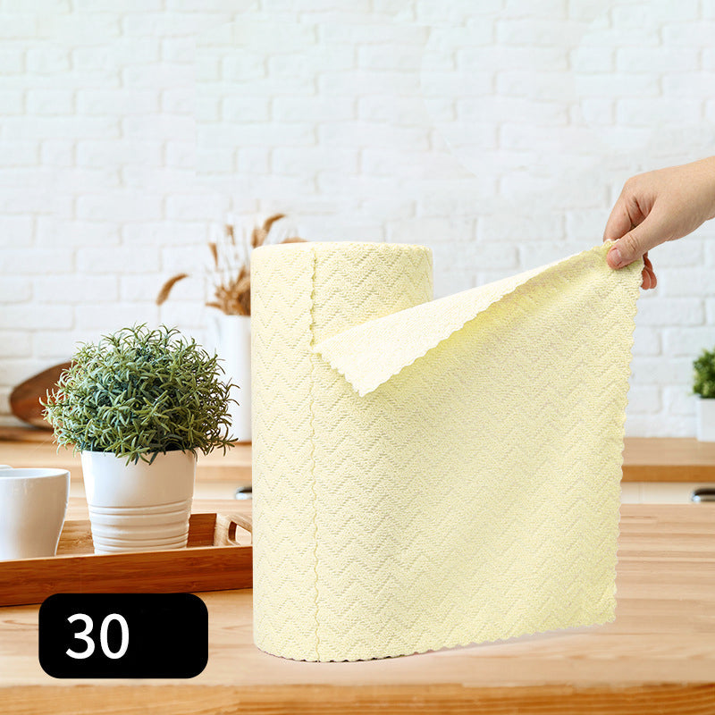 🔥50% DESCUENTO POR TIEMPO LIMITADO💥Rollo de paños de microfibra reutilizables