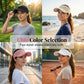 Precio especial último día!!🏖️ Visera para mujer SunSafeTok con apertura para coleta alta 🧢 Transpirable, protección UV400 ☀️ Ideal para correr, senderismo, días de playa y el estilo "That Girl" del día a día 💁‍♀️✨