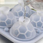 Moule à glaçons en silicone en forme de ballon de football