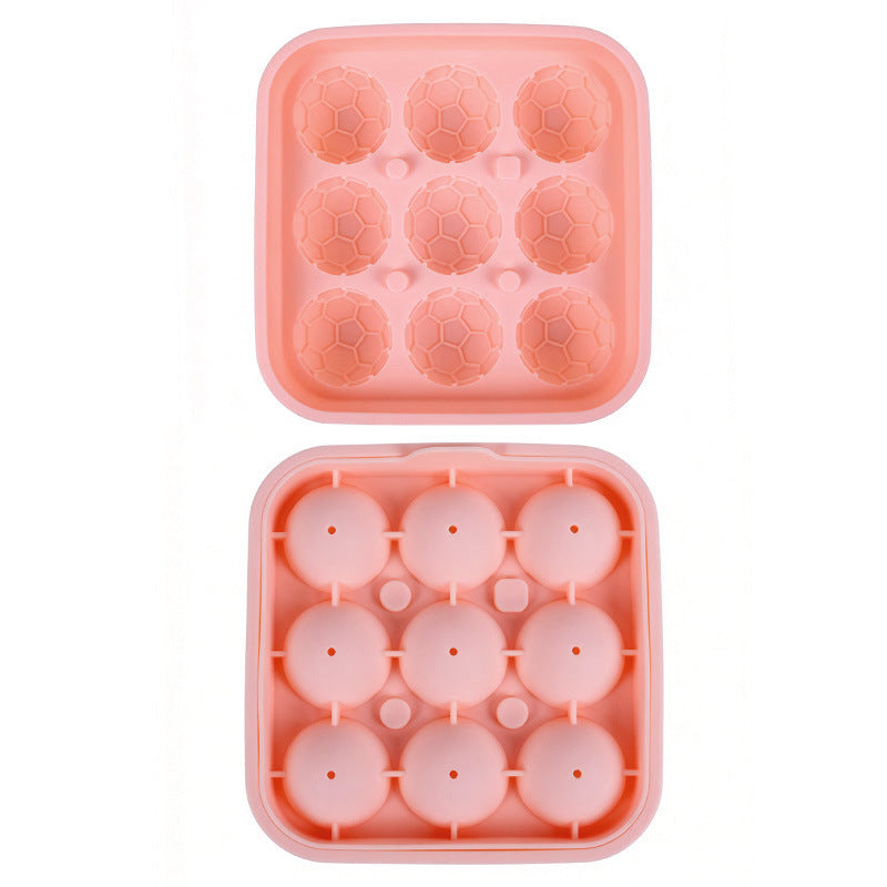 Moule à glaçons en silicone en forme de ballon de football