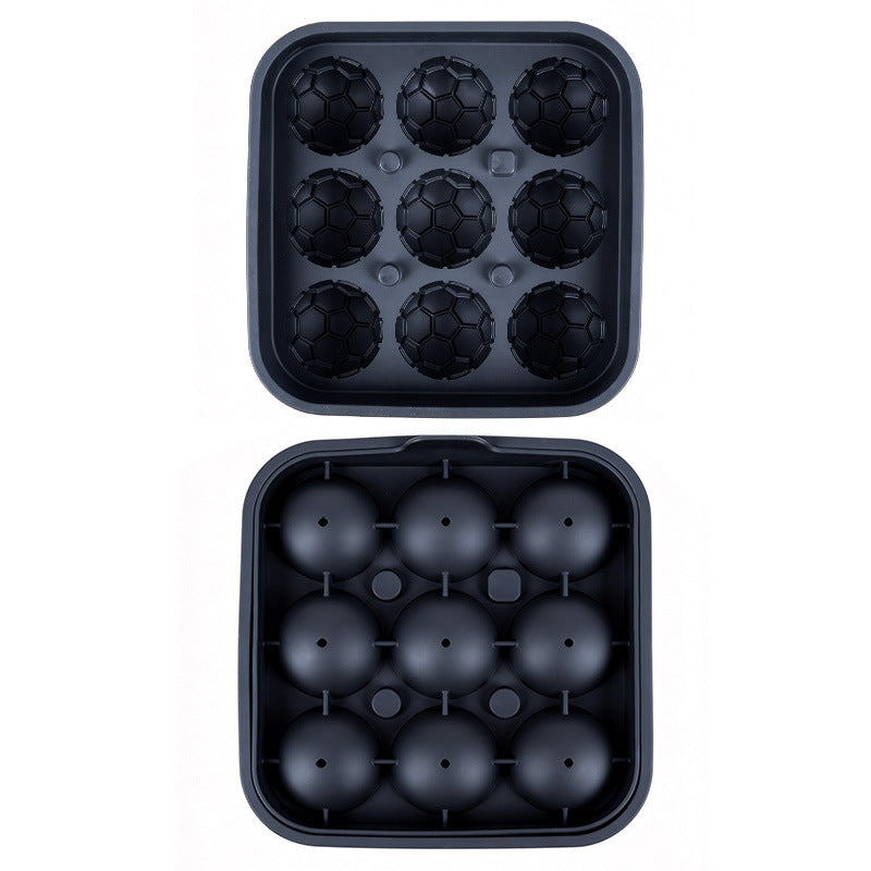 Moule à glaçons en silicone en forme de ballon de football