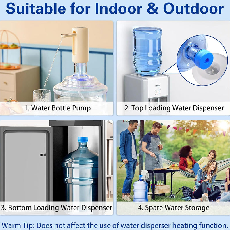 Tapa de silicona reutilizable para botellas de agua