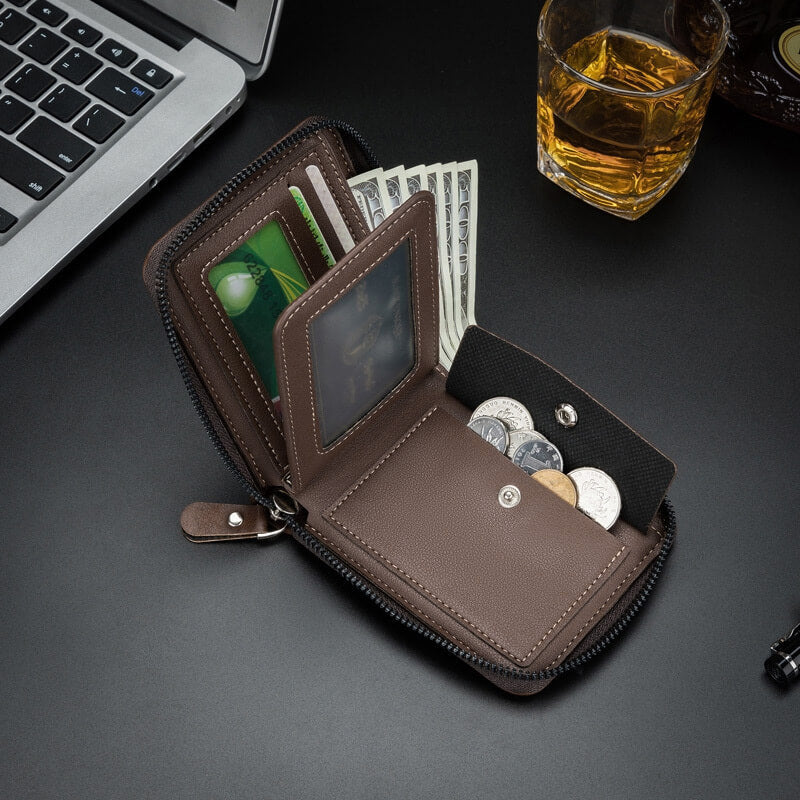 💳Portatarjetas multifuncional con ranura RFID para múltiples usos